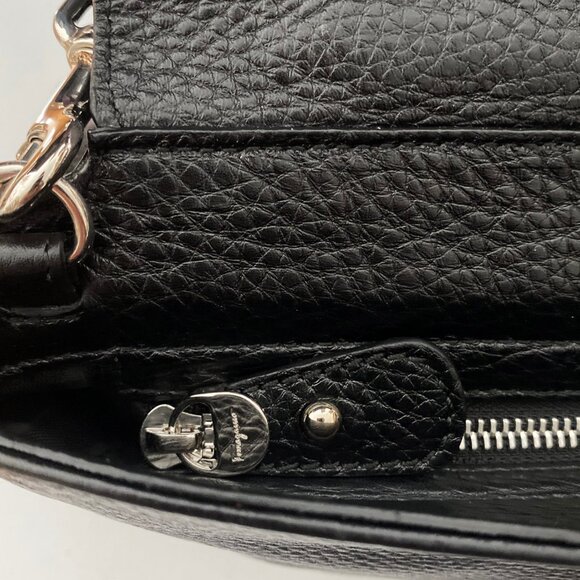 Salvatore Ferragamo Sofia Black Leather Satchel - Picture 6 of 12